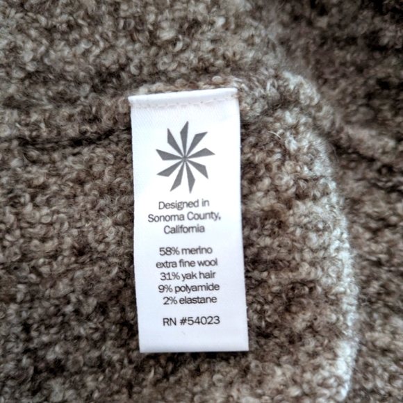 Athleta Mill Valley Hoodie Wrap in Merino Wool & Yak Hair M - Picture 7 of 10